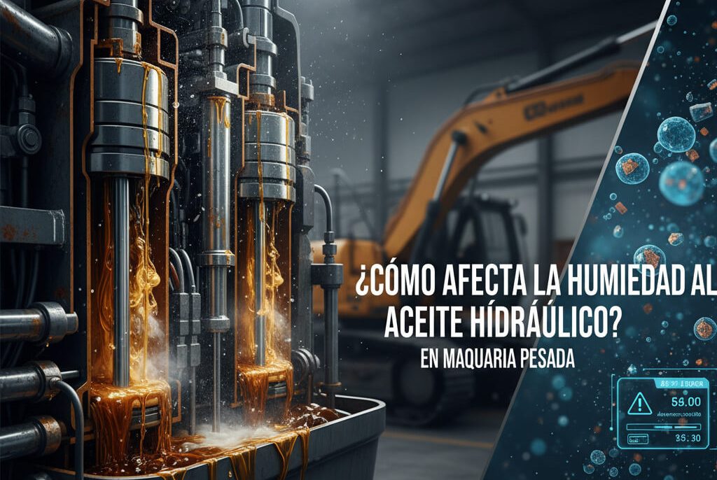 Cómo afecta la humedad al aceite hidráulico en maquinaria pesada