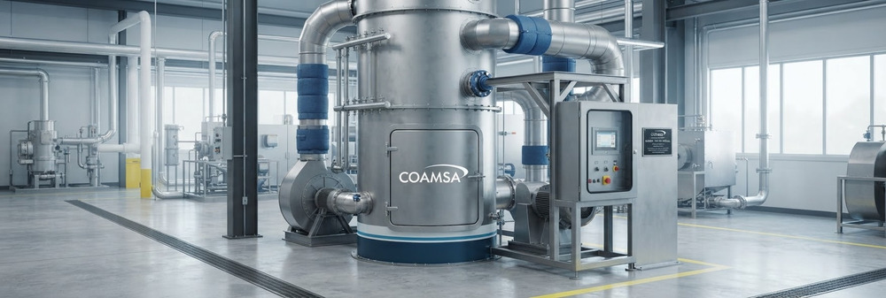 scrubber para tratamiento de olores industriales
