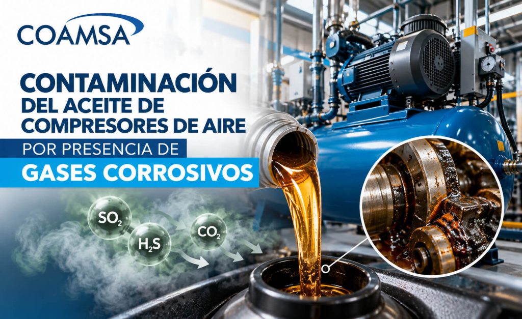 CONTAMINACIÓN DEL ACEITE DE COMPRESORES DE AIRE POR PRESENCIA DE GASES CORROSIVOS
